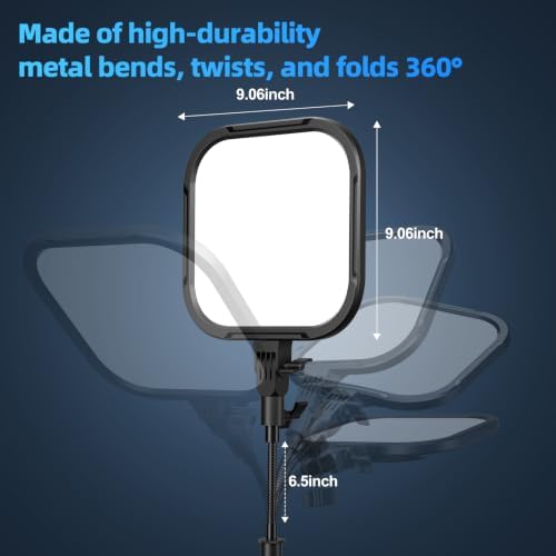 EMART Desktop Gooseneck Video Conference Lighting, Dimmable 2500-8500k