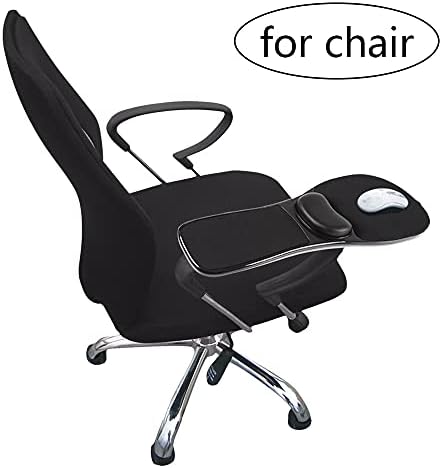 Upgrade Ergonomic Arm Rest Mouse Pads Dual Purpose for Desk and Chairs, Adjustable Armrest Wrist Support Attachment, Gaming Covers for Elbows and Forearms Pressure Relief Office Computer Desk Extender