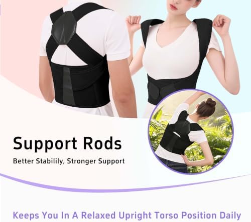 Posture Corrector for Men Women Back Brace Full Back Support Strap