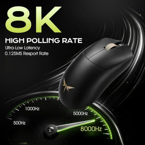 VGN F2 Pro Max Gaming Mouse Wireless with PAW3395 26K Optical Sensor