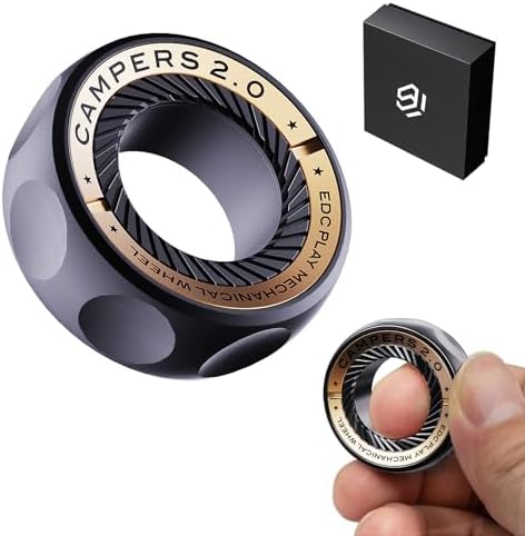 Magnetic Fidget Ring Spinner–DIY Mechanical EDC Toy for Adults