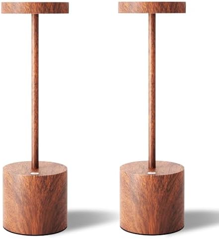 TBBGA LED Cordless Table Lamps Set of 2, 5000mAh Rechargeable Table Light