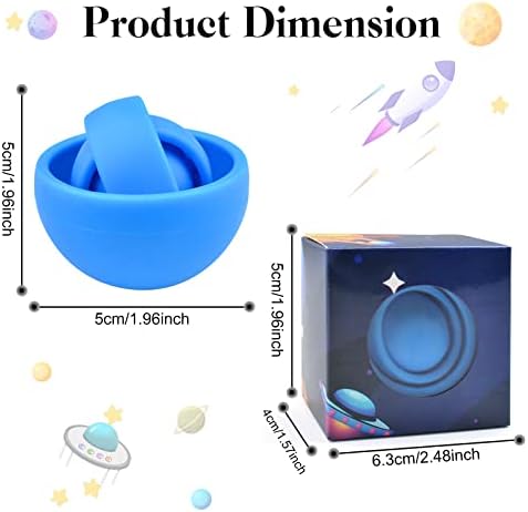 Fidget Toy Adults 2PC, Fidget Spinner for Kids with Autism, Sensory Gifts for Teens Kids, Quiet Office Desk Toy ADHD Stress Relief Finger Toy