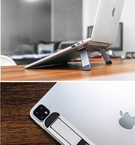 Portable Laptop Riser–Self-Adhesive Aluminum Foldable Laptop Stand