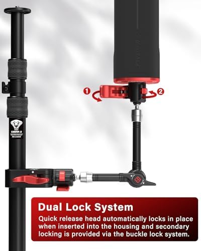 IFOOTAGE MA5-6 Spider Crab Magic Arm Camera Mount,Articulating Friction Arm