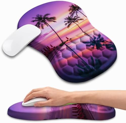Ergonomic Mouse Pad Wrist Support for Carpal Tunnel Pain Relief