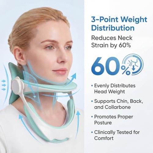 Neck Brace, Adjustable & Foldable Neck Decompression Devices