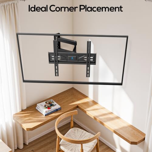 USX STAR Corner TV Wall Mount Full Motion for 40 43 50 55 60 65 inch TVs