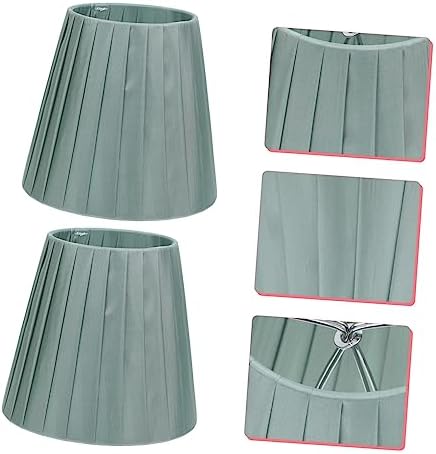 Xmas 2pcs Cloth Art Lamp Shades for Table Light Cover