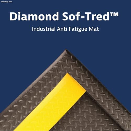 NoTrax 419 Diamond Sof-Tred™ with Dyna-Shield® 3' x 4' x 1/2" Anti Fatigue