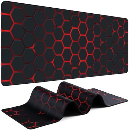Mouse Pad Gaming - Desk Mat for Keyboard and Mouse - Large Mouse Pads for Desk, Gaming Mousepad with Non-Slip Base, Desks Pad (31.5" X 11.8") for Game, Office and Home