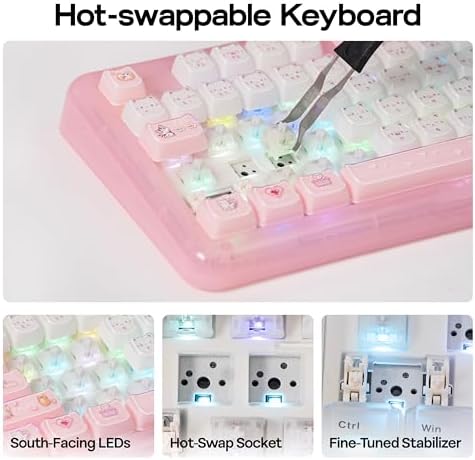 KiiBoom Phantom98 Lite 96% Wireless Mechanical Gaming Keyboard, VIA Custom