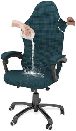 Gaming Chair Cover Game Chair Cover for Reclining Rotating Chair,Dark Green
