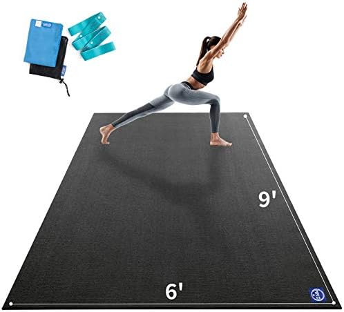 MRO Extra Large Yoga Mat, 12'x6'/9'x6'/7'x5'/6'x4' (9MM)