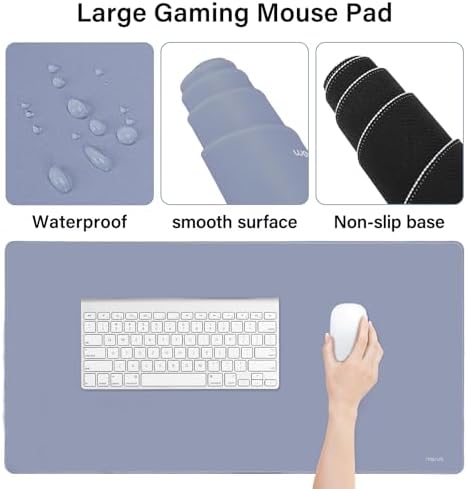 MOSISO Keyboard Mouse Pad Set, Large Gaming Mousepad&Keyboard Wrist Rest