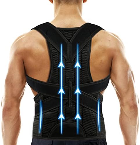 Back Brace Posture Corrector for Women and Men, Relief for Waist, Back and Shoulder Pain, Adjustable and Breathable, Improve Posture S(24"-29")