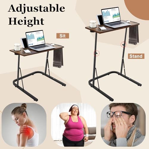 Weysat Walking Pad Desk, Adjustable Height Treadmill Desk, 31.5"-47.2"
