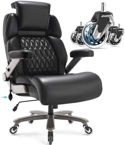 Big and Tall Office Chair 700lbs, Ergonomic High Back Computer Desk Chair
