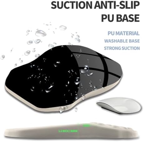 Ergonomic Raised Mouse Pad Wrist Support with Bilateral Slope Memory Foam Mousepad for Wrist Rest and Carpal Tunnel Pain Relief 11.8x7.9〃Cute Cat Gathering