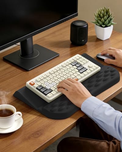 Laborio Wrist Rest with Keyboard Stand Ergonomic Computer Wrist Support Pad