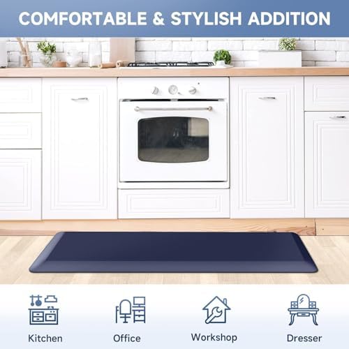 4/5 Inch Thick Kitchen Mats for Floor, StepRite Kitchen Rug for Standing