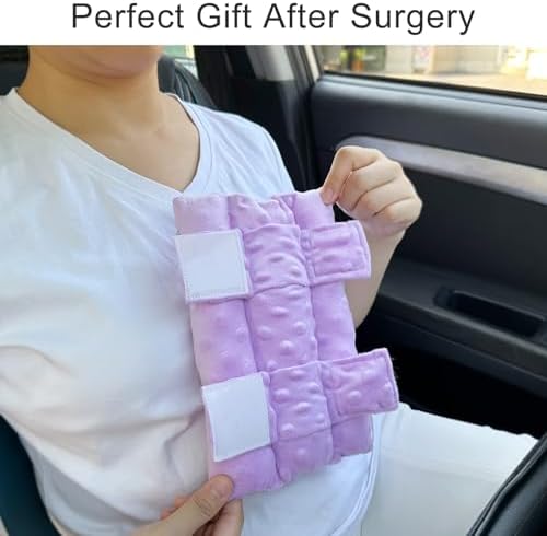 Upgrade Neck Pad Strap Cushion Pillow for Arm Sling Comfort Shoulder Support Pad Rotator Cuff Replacemet Surgery Elbow Brace Carry Padded Cover Broken Wrist Hand Injury Cast, Minky Dot Lavender