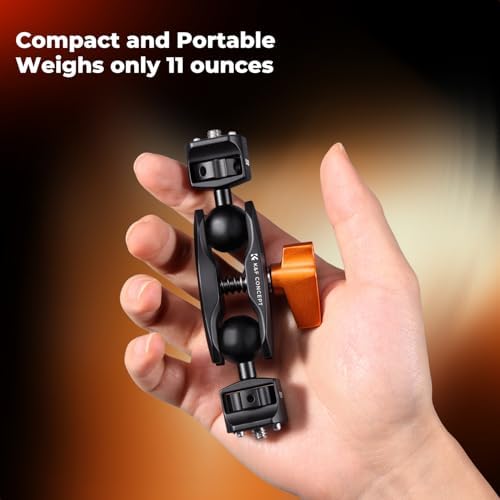 K&F CONCEPT Dual Ball Heads Magic Arm, Articulating Magic Arm