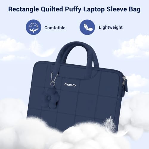 MOSISO Laptop Case 13.3 inch, 13-13.3 inch Laptop Sleeve, Haze Blue