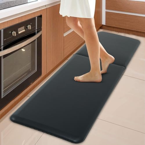 PayLessHere 3/4-Inch Thick Anti-Fatigue Comfort Mat – Non-Slip, Waterproof Standing Desk & Kitchen Floor Mat for Home or Office