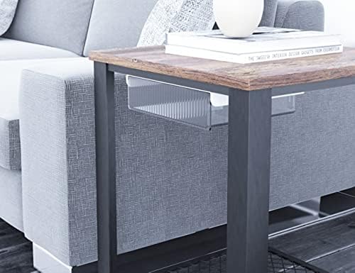 Keenkee Under Desk Drawers, Clear Light Black
