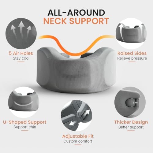 Neck Brace, Soft Cervical Collar Medium for Pain and Support 1 Pcs