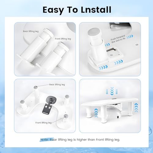 JODSONE U-Shaped White Manicure Arm Rest for Nails Tech with Rotating 360°Built-In Phone Holder and Adjustable Nail Arm Rest Detachable Manicure Hand Rest for Salon Design