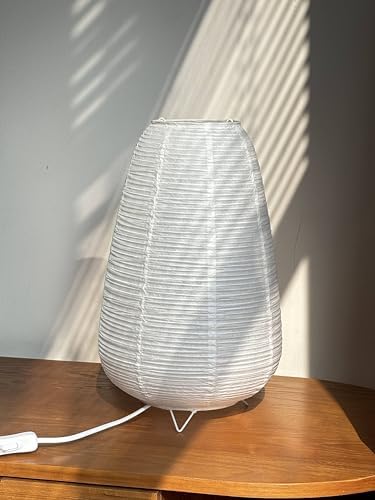 Rice Paper Table lamp, Bedside Paper Lantern Desk lamp for Bed Room/Study, Standing lamp Room Decoration,Ambient Lighting Night Stand