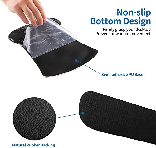 RICHEN Keyboard Wrist Rest Pad and Mouse Wrist Rest Support Mouse Pad Set,Durable & Comfortable & Lightweight for Easy Typing & Pain Relief-Ergonomic Support (Galaxy)