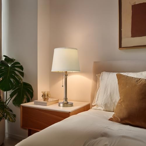 Oneach 19.5" Warm Gold Small Table Lamps Set of 2 for Living Room Bedroom