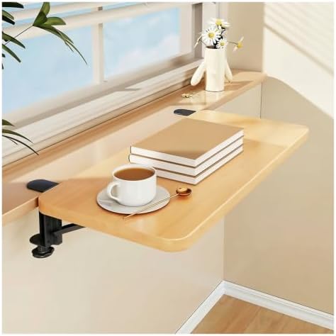 Desk Extender w/Wood-Grain Finish, Window Sill Extension Board
