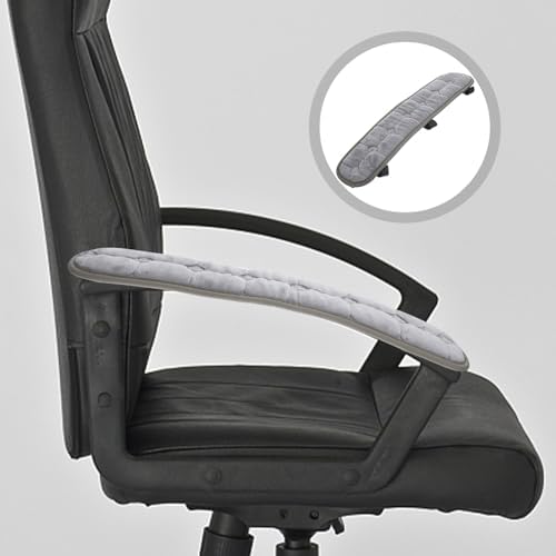 SEWACC 1 Pair Office Chair Armrest Pads, Elastic Arm Rest Covers for Desk Chair, 17.71 x 3.93 Inch