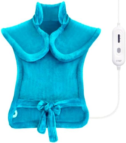 Tefici Electric Heating Pad for Back, Neck & Shoulders, 24"×33", Ultra Soft