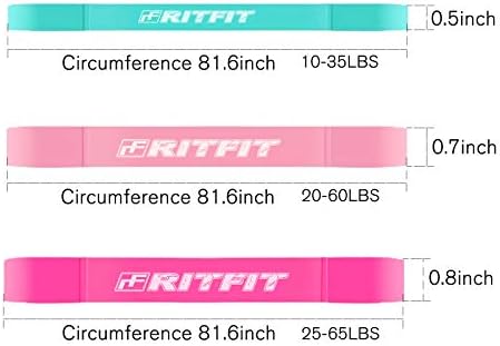 RitFit Pull Up Assist Band in Natural Latex for Stretching and Mobility