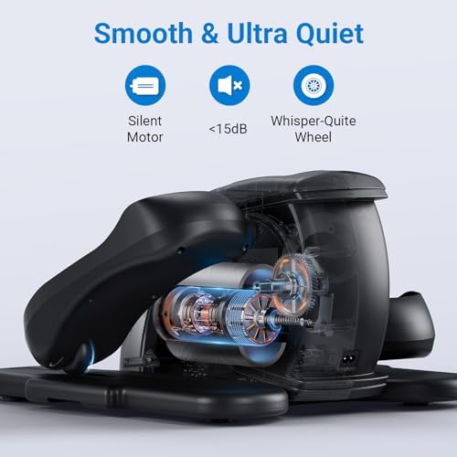 MERACH Under Desk Elliptical, Leg Exerciser While Sitting for Seniors