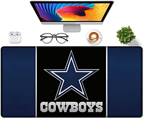 Large Mouse Pad Desk Mat for Home Office, Gaming Mousepad Extended Desk pad - Computer Keyboard Mouse Mat with Non-Slip Base and Stitched Edge Office Desk Organizers and Accessories