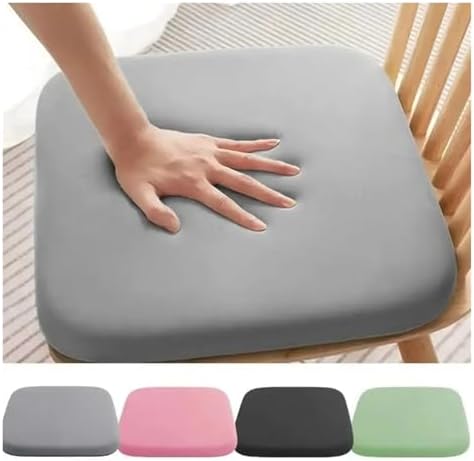 Seat Cushion Soft Office Bounce Chair Pads Rebound Breathable Comfortable Pad for Long Sitting(Grey,40x40x4cm)