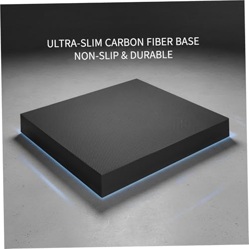 Foam Balance Pad, 16x3x2" High Density Balance Mat Heavy Duty Non-Slip Protective Foam Pads for Exercise, Stability Training, Yoga, Black Cushion