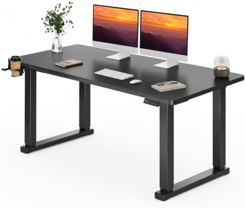 71x31 4 Leg Dual Motor Standing Desk for Home Office