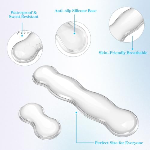 Gel Keyboard and Mouse Wrist Rest Set,Wrist Pad for Computer Keyboard