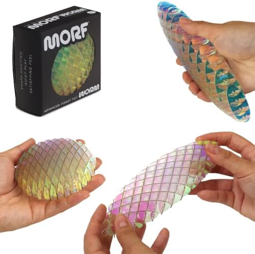 Morf Worm 3D Sensory Fidget Toy for Kids and Adults, Unicorn, Small