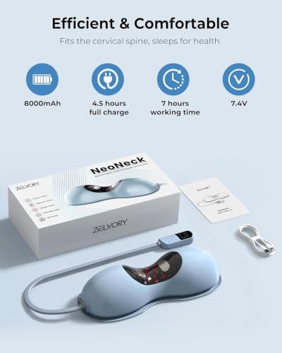Neck Stretcher with Heat, Red Light and Dynamic Traction Massage
