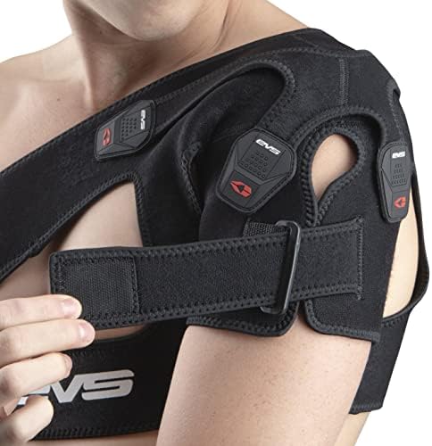 EVS SB05 Dual Shoulder Brace, Compression Fit, w/X-Straps, Medical Grade