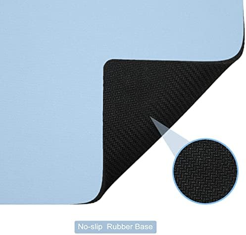 Blue Mini Mouse Pad Small Size, Portable Mousepad for Home Office 5.5 x 7