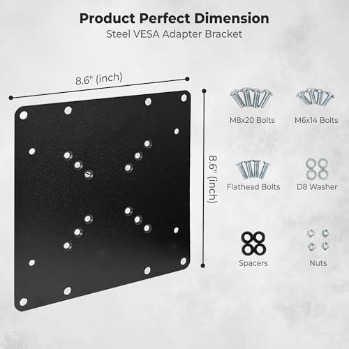 Mount World 1056 VESA 200 x 200 Universal Adapter for Medium Mounts (Adapter can be used for tv from 23" - 42" size)